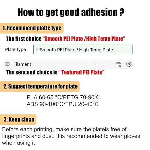 Smooth Water Ripples+Wood Grain 3D Printer Build Plate for Bambu Labs X1 X1C X1E P1P P1S A1, Double Sided Flexible Sheet Spring Steel Plate 257x257mm for Bambulab 3D Printer Platform