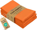Ruvanti Cloth Napkins Set of 4, 18x18 Inches Napkins Cloth Washable, Soft, Durable, Absorbent, Cotton Blend. Table Dinner Napkins Cloth for Hotel, Lunch, Restaurant, Wedding Parties - Fall