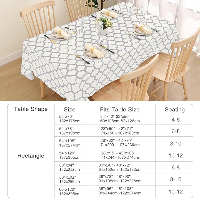 Smiry Square Table Cloth, Waterproof Vinyl Tablecloth with Flannel Backing for Square Tables, Wipeable Spillproof Plastic Tablecloths for Dining, Camping, Indoor and Outdoor (54"x54", Beige)