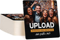 20 Pack Personalized Drink Coasters, Custom Cardboard Coasters with Photo and Text, Design Your Own Coaster for Events, Parties, Bars, and Unique Gifts, 3.95" Round, Design 7