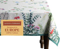 Maison d' Hermine Table Cloth Rectangle Table 100% Cotton 60 x 120 Inches Tablecloth Reusable Decorative for Dining Room Farmhouse Home Valentines Day Decorations Spring Summer - Tropiques