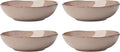 Oneida 899212 Organic Shades Clay Pasta Bowls, Set Of 4, Service For 4