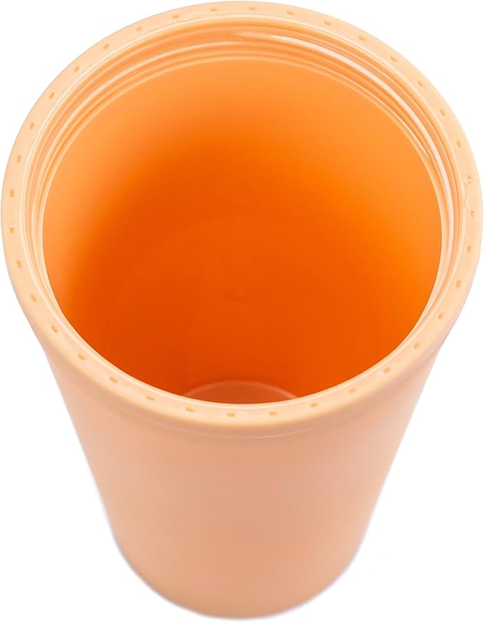 STRATA CUPS 12 Pack - 16 Oz Sunflower Colored Acrylic Tumblers with Lids and Straws, Double Wall Matte Drinking Cups for Travel, DIY Gifts for Parties