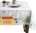 Maison d' Hermine Table Cloth Rectangle Table 100% Cotton 70 x 140 Inches Tablecloth Reusable Decorative for Dining Room Farmhouse Home Valentines Day Decorations Spring Summer - Fleurs De Mai