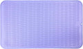 Silicone Dish Drying Mat for Multiple Usage,Easy clean,Eco-friendly,Heat-resistant Silicone Mat for Kitchen Counter or Sink,Refrigerator or Drawer Liner Light Purple 3XL 28 inches x 18 inches
