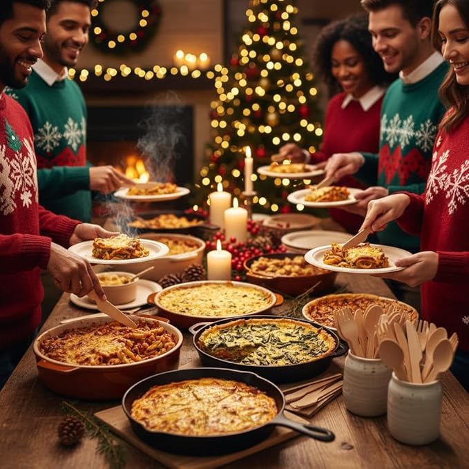 300 Pack Wooden Cutlery Set (100 Forks, Spoons, Knives) - 6 Inch Disposable Birch Wood Utensils for Thanksgiving & Christmas Parties - Heavy Duty, Splinter-Free Biodegradable Cutlery