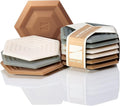 LINE+ARC Extra Thick Silicone Coasters (As Seen in NYTimes WireCutter) Waterproof Anti-Stain Heat-Safe Dishwasher-Safe Degrē Coasters (Set of 6, Joshua Tree) Outdoor Rubber Mid-Century Modern