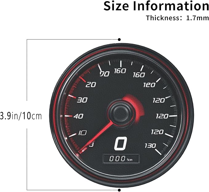 Car Speedometer Coasters Leather Round Drink Coasters 6 Pcs Set with Holderor for Cup Drink Coffee Table Bar Home Decor