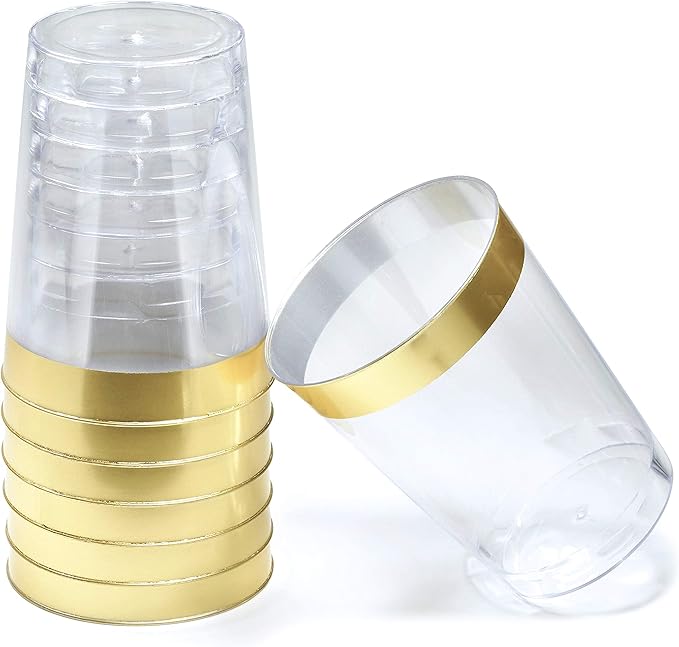 " OCCASIONS " 320pcs set (40 Guests)-Extra Heavyweight Vintage Wedding Disposable/Reusable Plastic Plates 40 x 11'' + 40 x 8.25''+Silverware+Cups+Napkins (Chateau Collection Ivory)