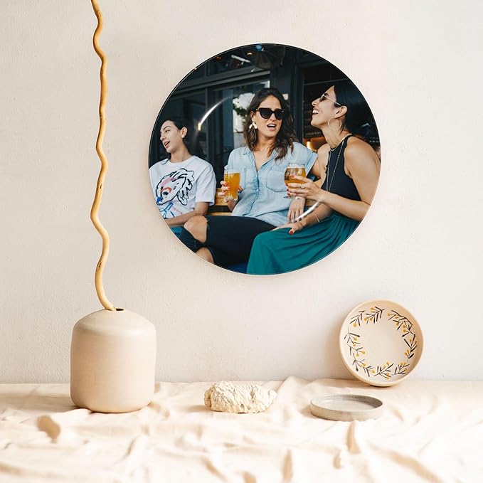 Custom Photo Ceramic Decorative Plates Personalized Porcelain Plate Add Logo Photo Text Ceramic Dinner Plate Home Decor (6 in)