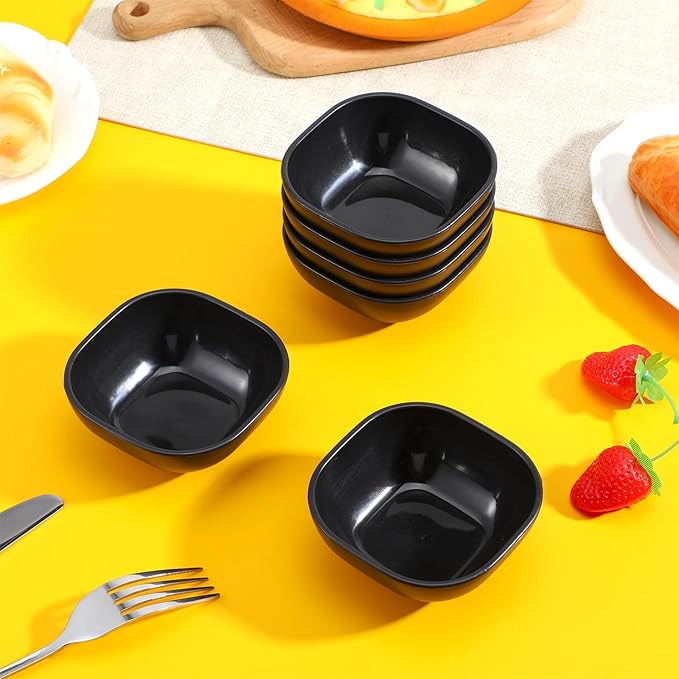 24 Pack Unbreakable Dipping Bowl, 4.5 OZ Soy Sauce Dishes,Wheat Straw Small Dessert Bowls,Small Prep Bowls，Dipping Sauce Cups, Dip Bowls for Side Dish, Snacks, BBQ，Ketchup