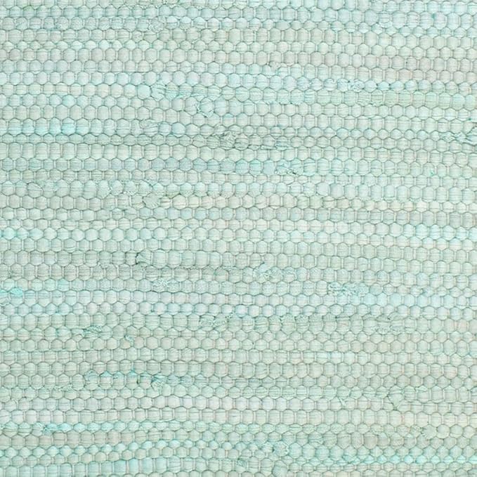 PILLOWPIA Handcrafted Chindi Rag Rug Coaster – 100% Cotton, Handwoven, Colorful & Eco-Friendly | Boho Style Drink Mat for Home, Kitchen, or Table Décor - Aquatic
