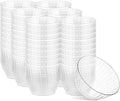 PLASTICPRO 1000 Pack Small Plastic Bowls Crystal Like 6 oz Bowls Elegant Bulk Pack Clear Plastic Bowls for Party and Occasions