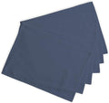 Calicot Placemats Set of 6 100% Cotton Washable Cloth Placemats, Reusable Table Mat for Spring/Summer & Thanksgiving Christmas Decorations Kitchen Dining Party Wedding (Vintage Indigo Blue, 13" x 19")