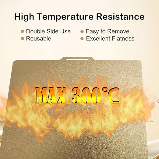 P2S PEI Build Plate Double Sided Textured PEI Sheet with Identification Code for P2S /A1/X1C/P1P/P1S/X1E 3D Printers 257x257mm PEI Coating Platform for Bambulabs