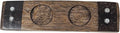Premium 2 Glass Whiskey Flight/Whiskey Coaster/Crystal Glass Holder/Gifts for Him/Bar Decor/Barrel-Art (NO Crystal Glasses)