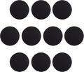 10 Round Foam Bud Coasters Pack, 4 inch - PU Foam, Party Favor - Black