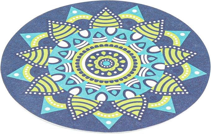 Restaurantware Super Absorbent Coasters 48 Case 4 Inch Assorted Paper Bar Coasters High-Density Pulpboard Beverage Coasters Moisture-Absorbing Durable Drink Coasters - Assorted Designs