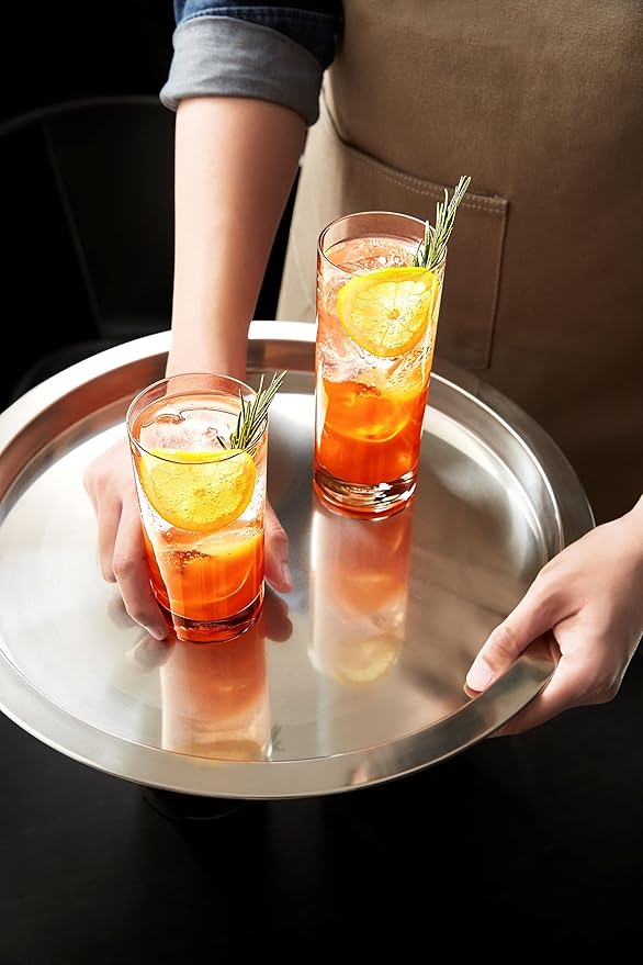 LEMONSODA Premium Highball Glass Set - Elegant Tom Collins 15oz Glasses Set of 6, 12, and 48 Tall Drinking Water Glasses - Bar Glassware for Mojito, Whiskey, Cocktail (Set of 48)(2099)