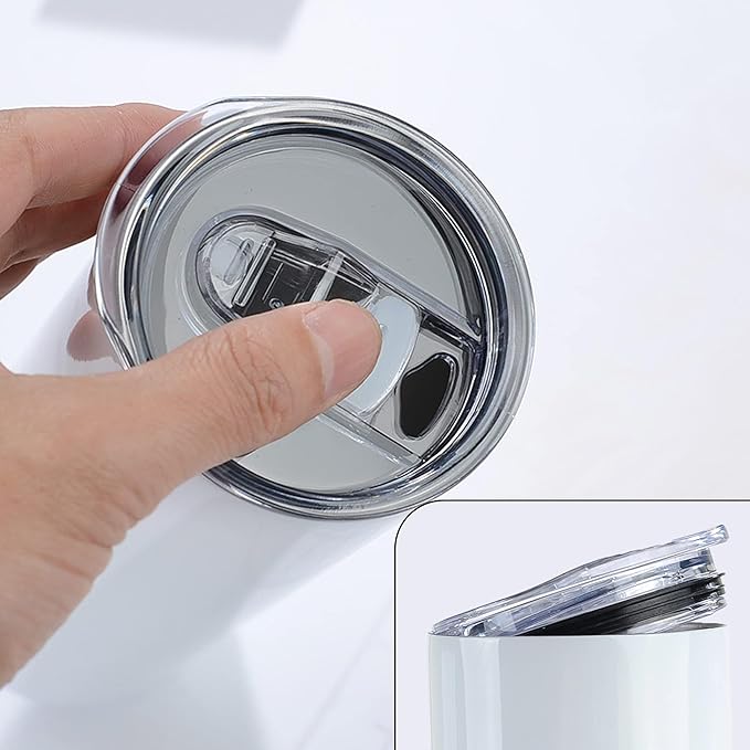 25 Pack Sublimation Tumblers Blank 20 oz Straight Skinny Tumbler with Stainless Steel Straws Rubber Bottom Individually Boxed Sublimation Cups Wholesale Blank White for DIY Craft