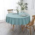 maxmill Jacquard Round Table Cloth Swirl Design Waterproof Antiwrinkle Spillproof Heavy Weight Soft Tablecloth for Circular Table Cover and Kitchen Dinning Tabletop Round 70 Inch Turquoise