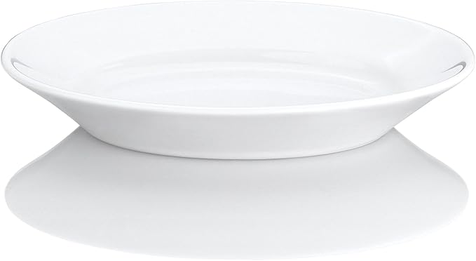 Pillivuyt 14-1/2-Inch by 10-1/4-Inch Deep Oval Porcelain Serving Platter