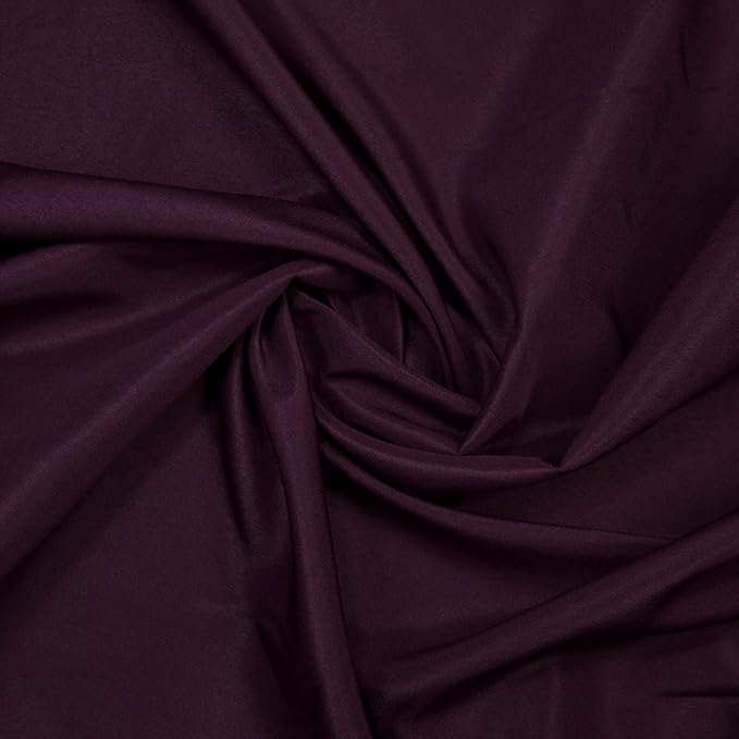 Gee Di Moda Cloth Napkins - 17 x 17 Inch Eggplant Dinner Napkins - Set of 12 Soft & Absorbent Washable Fabric Cloth Table Napkins with Hemmed Edges for Hotel Restaurant, Holiday Parties & Wedding