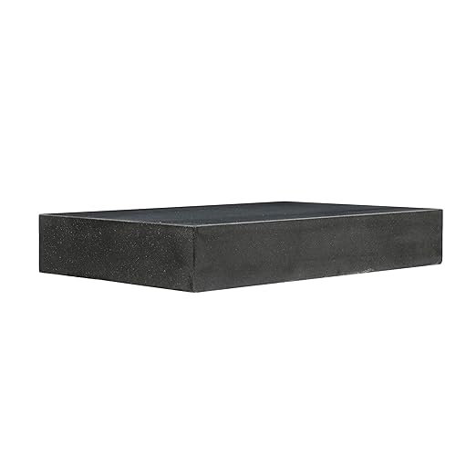 HHIP 4401-1599 12" X 9" X 2" Granite Surface Plate, Grade B, 0 Ledge