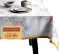 Maison d' Hermine Table Cloth Rectangle Table 100% Cotton 60 x 120 Inches Tablecloth Reusable Decorative for Dining Room Farmhouse Home Valentines Day Decorations Spring Summer - Paradise Island