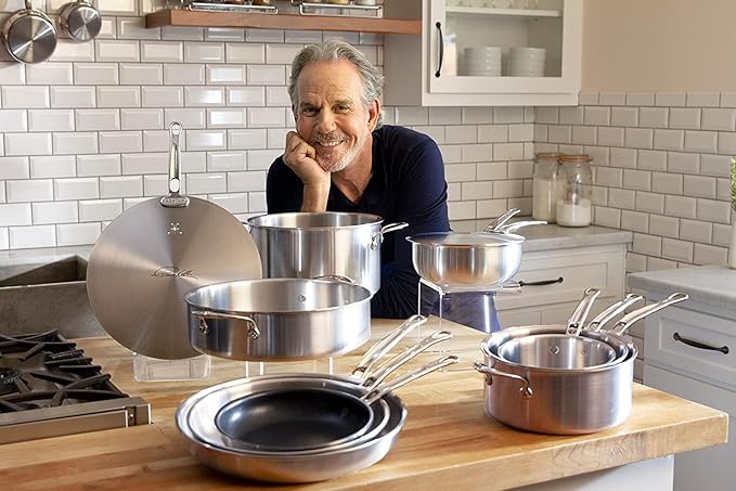 Hestan Provisions – 3-Piece Stainless Steel Mixing Bowl Set – 1.5qt, 3qt, and 4.75qt, Nesting Design
