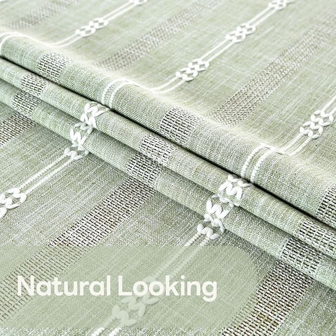 Heavy Duty Cotton Table Cloth for Rectangle Table Sage Green Tablecloth Rectangular Farmhouse Vintage Tablecloth Washable Rustic Table Cover (Sage Green, 52''x70'')