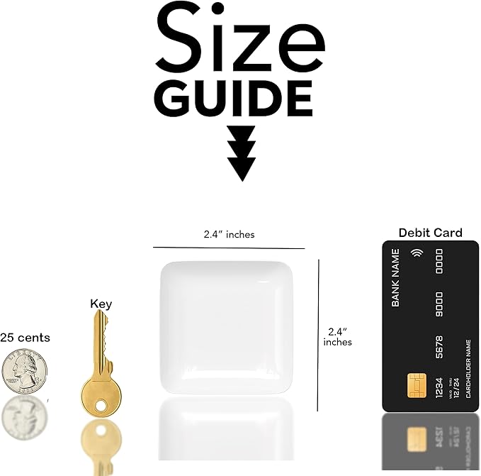 Exquisite Tiny Mini Dessert Plates - 120 Pack 2.4 In. x 2.4 In. White Disposable Appetizer Plates - Small Plastic BPA Free for Weddings