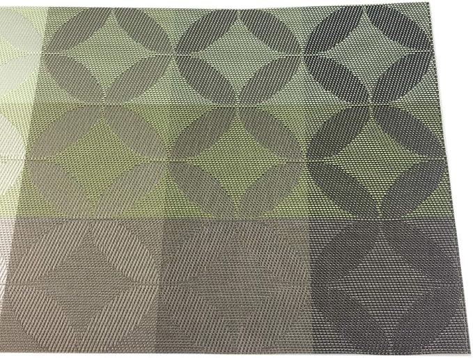 Gugrida Kitchen Placemats - Heat-Resistant, Stain-Resistant, Non-Slip Set of 6 (30x45 cm, Red)