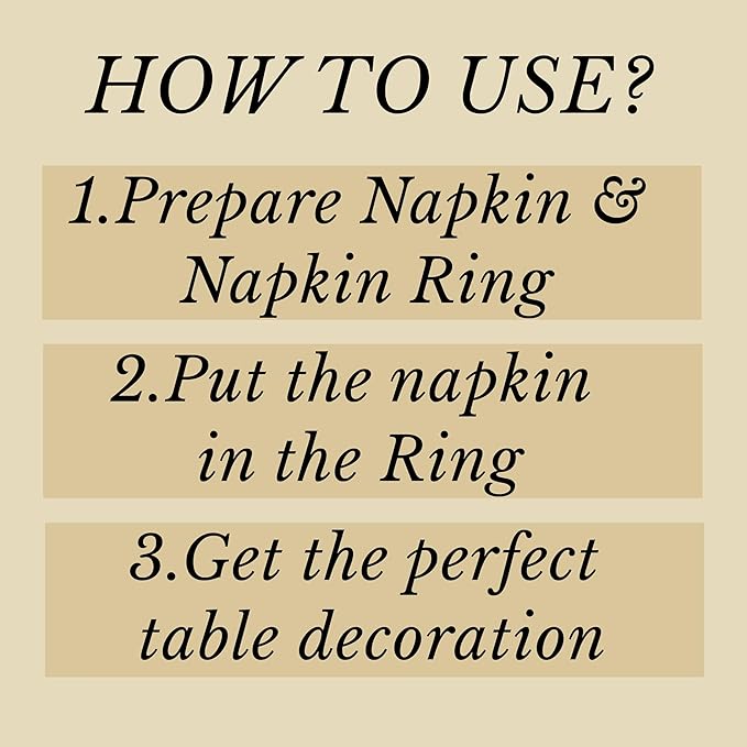 ALPHA Living HOME Decorative Napkin Rings - 12 Pcs Elegant Metal Table Accents for Christmas, Holiday Table Decor, Weddings, Parties & Family Dinners, Gift (Gold)