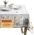 Maison d' Hermine Table Cloth Rectangle Table 100% Cotton 70 x 90 Inches Tablecloth Reusable Decorative for Dining Room Farmhouse Home Valentines Day Decorations Spring Summer - Printemps