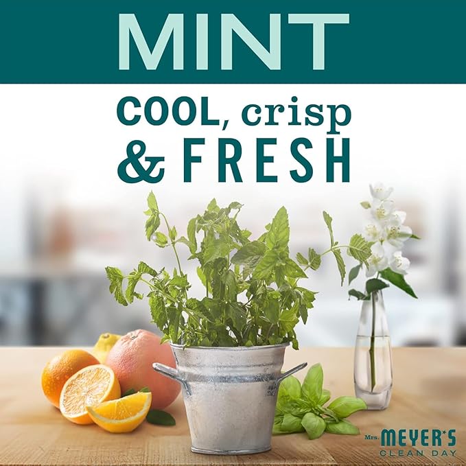 MRS. MEYER'S CLEAN DAY Liquid Dish Soap, Limited Edition Mint, 16 fl. oz - Pack of 3