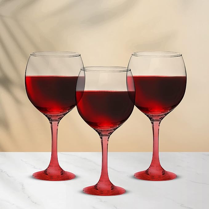 DISCOUNT PROMOS Premiere Wedding Wine Glasses 20.5 oz. Set of 12, Bulk Pack - Restaurant Glassware, Perfect for Red Wine or White Wine - Red