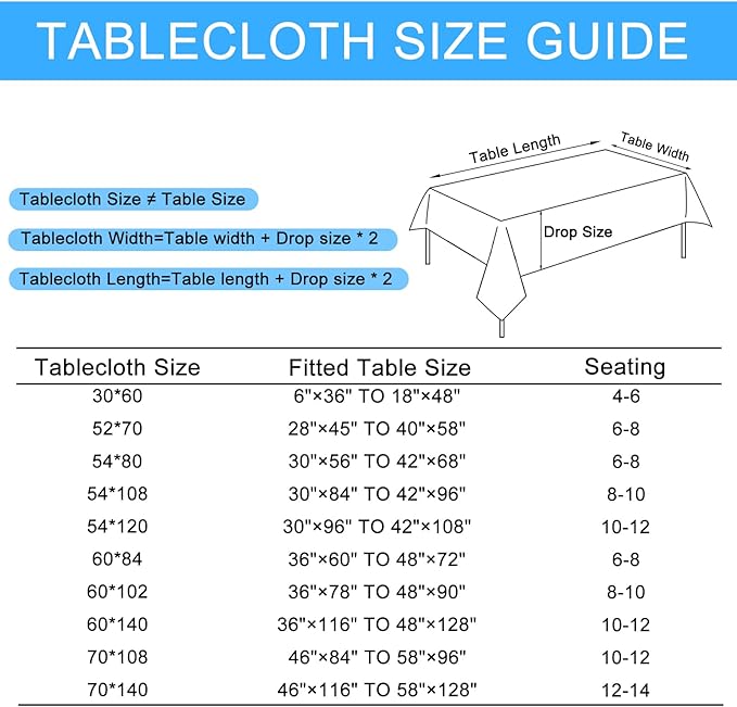 JIUZHEN Faux Linen Rectangle Tablecloth, Wrinkle Stain Resistant Farmhouse Textured Table Cloth Decorative Fabric for Kitchen, Dining, Party, Wedding,Outdoor Use,70 x 90 Inch,White