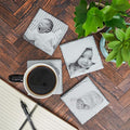 Blue Ridge Mountain Gifts - Custom Coasters Printed with Your Photos, Newborn Baby Photos, Thoughtful Keepsake for New Parents, New Mom and Dad Gift of Newborn Photoshoot, Personalized Slate Coasters