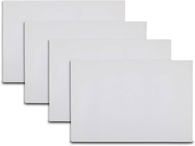 Placemats Set of 4 12" x 18" Heat-Resistant Table Mats for Dining Table Set for 4 Kitchen & Dining Room Decor Farmhouse, Boho, & Modern Style Easy to Clean, Durable & Stylish Table Decor