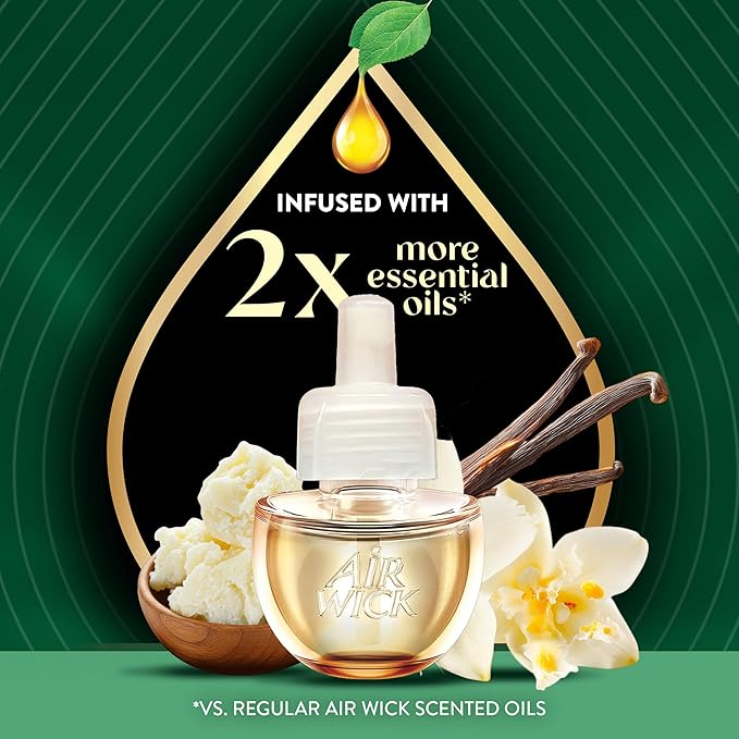 Air Wick Scented Oils 0+4 Refill Sweet Vanilla & Shea Butter