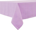 BALCONY & FALCON Rectangle Tablecloth Washable Wrinkle Resistant and Water Proof Table Cloth Decorative Linen Fabric Tablecloths for Dining Parties Kitchen Wedding and Outdoor Use (Lavender, 55x70)