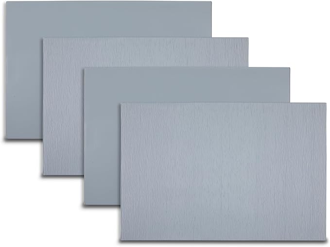 Placemats Set of 4 12" x 18" Heat-Resistant Table Mats for Dining Table Set for 4 Kitchen & Dining Room Decor Farmhouse, Boho, & Modern Style Easy to Clean, Durable & Stylish Table Decor