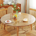 Warmstar Round Clear Table Protector - 36Inch, 2mm Thick PVC Tablecloth for Dining & Coffee Tables