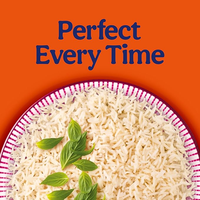 BEN'S ORIGINAL Jasmine Rice Single Serve Cup, Snack or Side, Microwave in 3.5 Minutes, 2.4 oz (Pack of 8)