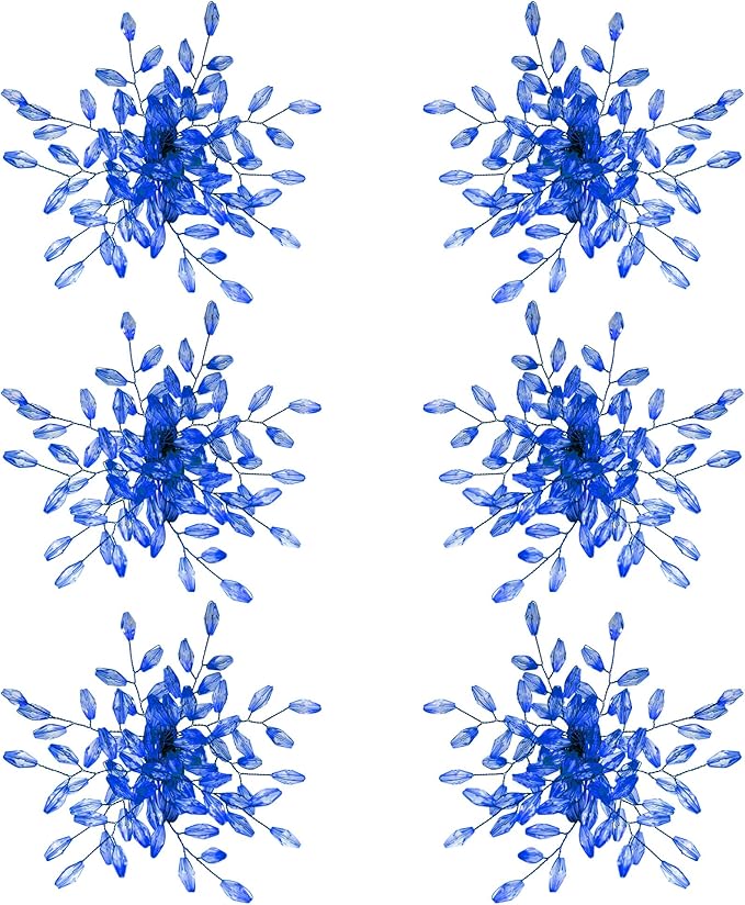 Napkin Rings Set of 12 for Dining Table Decoration Parties Everyday Metal Napkin Holder Leaf Blue (Pack of 12)