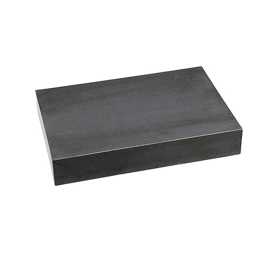 HHIP 4401-1599 12" X 9" X 2" Granite Surface Plate, Grade B, 0 Ledge