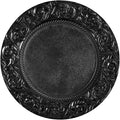 150 Pcs Charger Plates Set, Round Charger Plates, Reusable Serving Plates Embossed Rim Plastic Chargers Plate Decorative Round Plate Chargers for Dinner Plate Table Wedding Shower Decoration