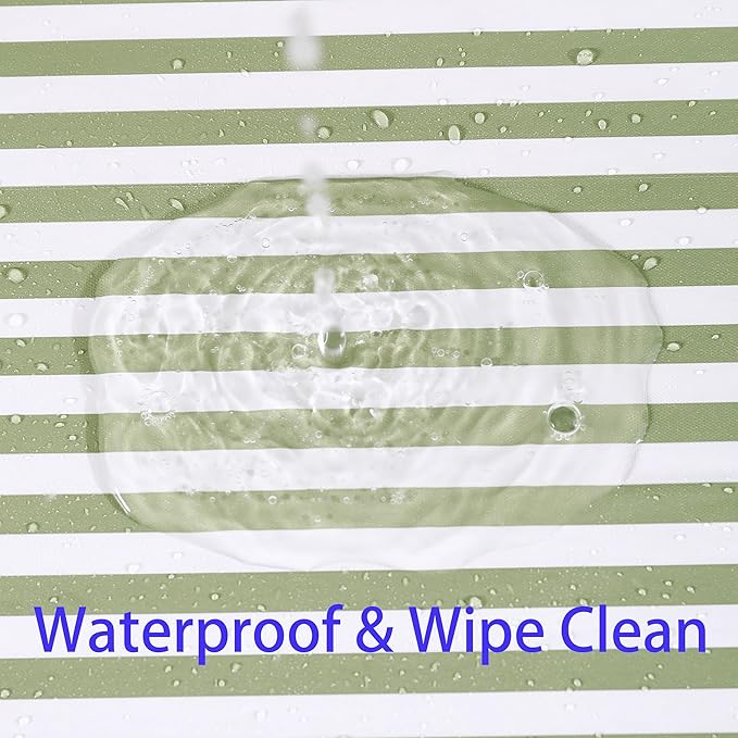 Walrus Round Vinyl Fitted Tablecloth with Flannel Backing Elastic Edge Design Table Cover Waterproof Oil-Proof PVC Table Cloth Stain-Resistant Best for 37"-44" Round