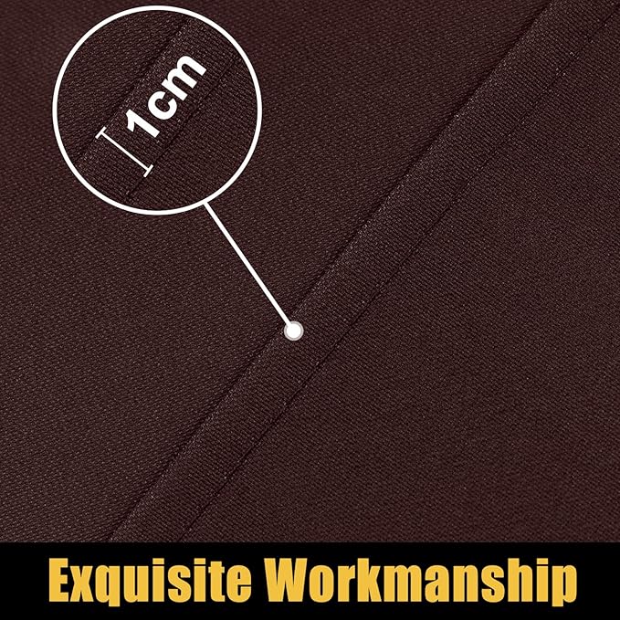 Smiry Rectangle Picnic Table Cloth, Waterproof Elastic Fitted Tablecloths for 5 Foot Tables, Washable Polyester Table Cover for Camping, Indoor and Outdoor (Coffee, 30"x60")